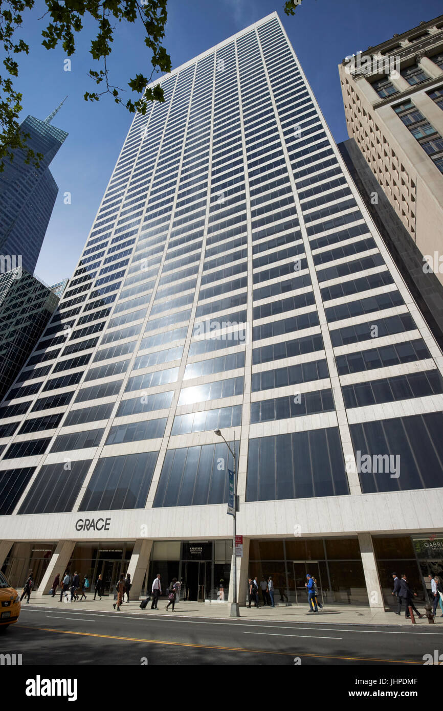 W R Grace building New York USA Banque D'Images