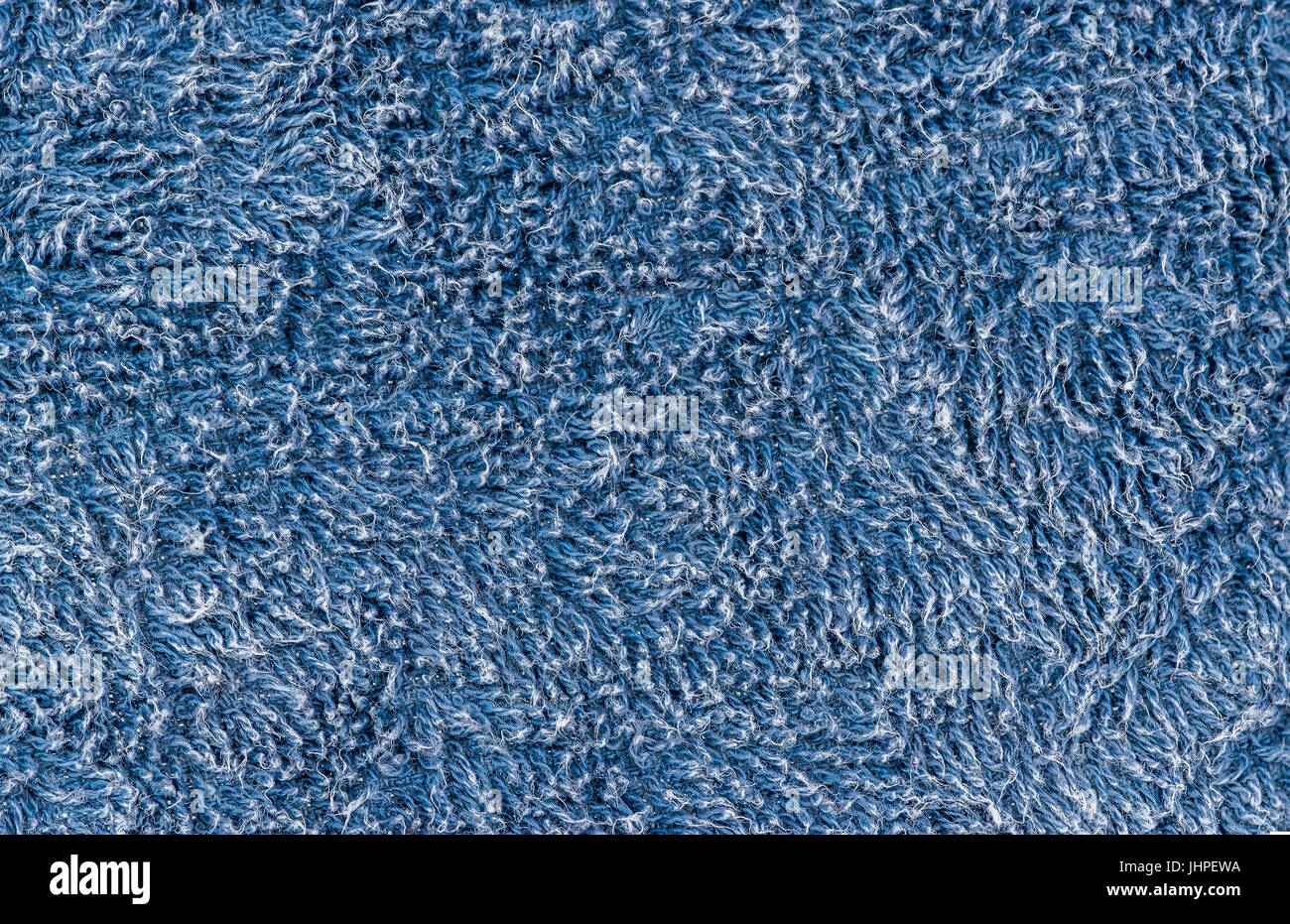 Tissu de coton pelucheux bleu, la texture et le motif, macro closeup Photo  Stock - Alamy