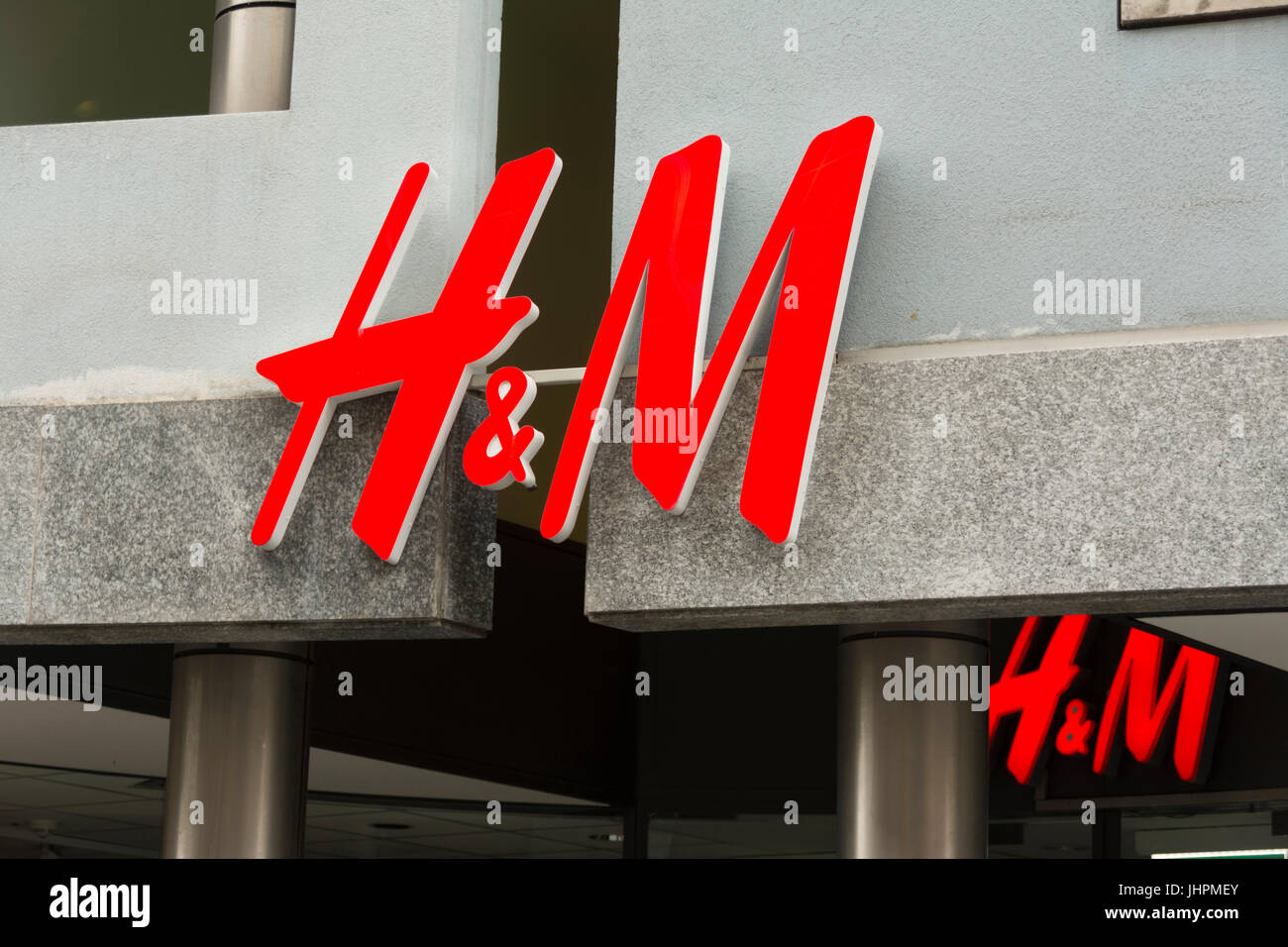 H et M fashion store Banque D'Images