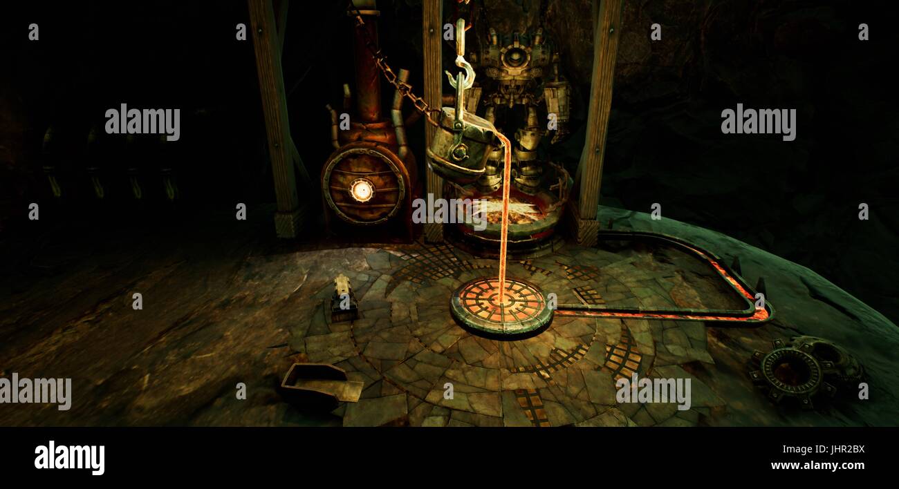 La création d'un Golem Banque D'Images