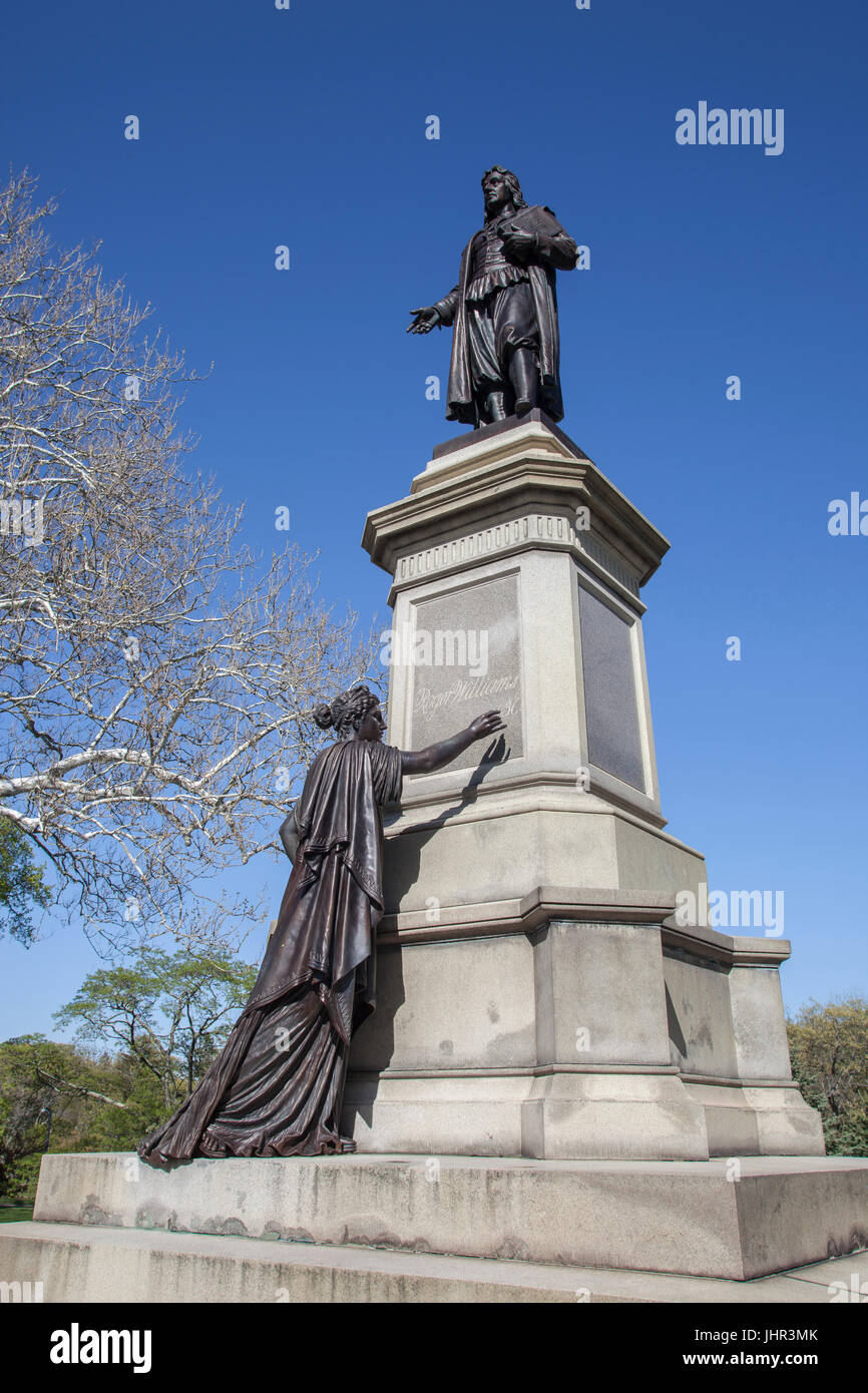 Le Roger Williams monument à Providence, Rhode Island Banque D'Images