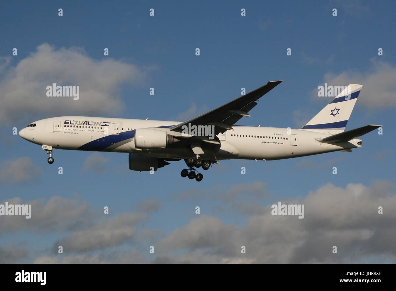 EL AL 777 Banque D'Images