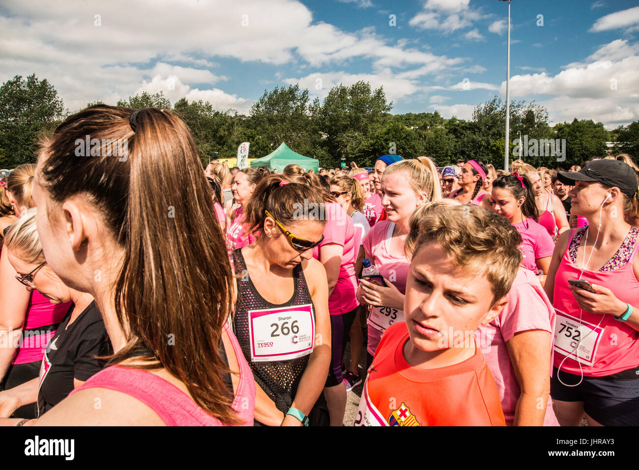 À la course de début pour la vie Ray Boswell Banque D'Images À la course de début pour la vie Ray Boswell Banque D'Images