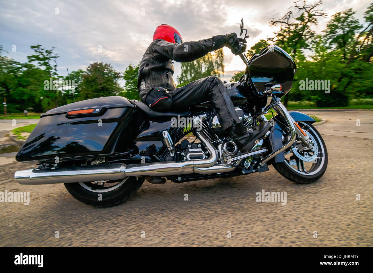 Harley davidson custom chopper Banque de photographies et d’images à ...