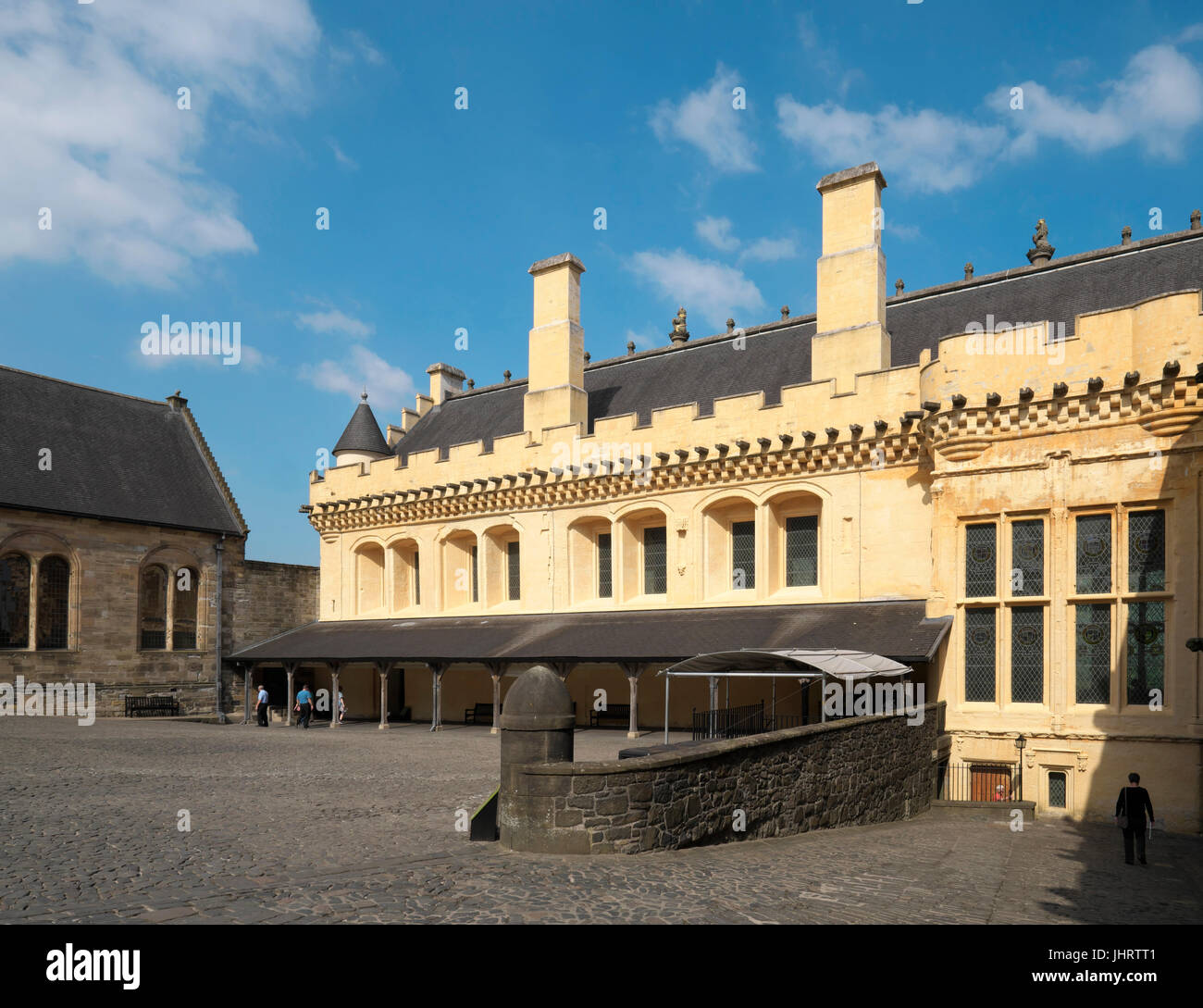 Grande salle, le château de Stirling, Stirling, Stirling et Falkirk, Ecosse, Royaume-Uni Banque D'Images