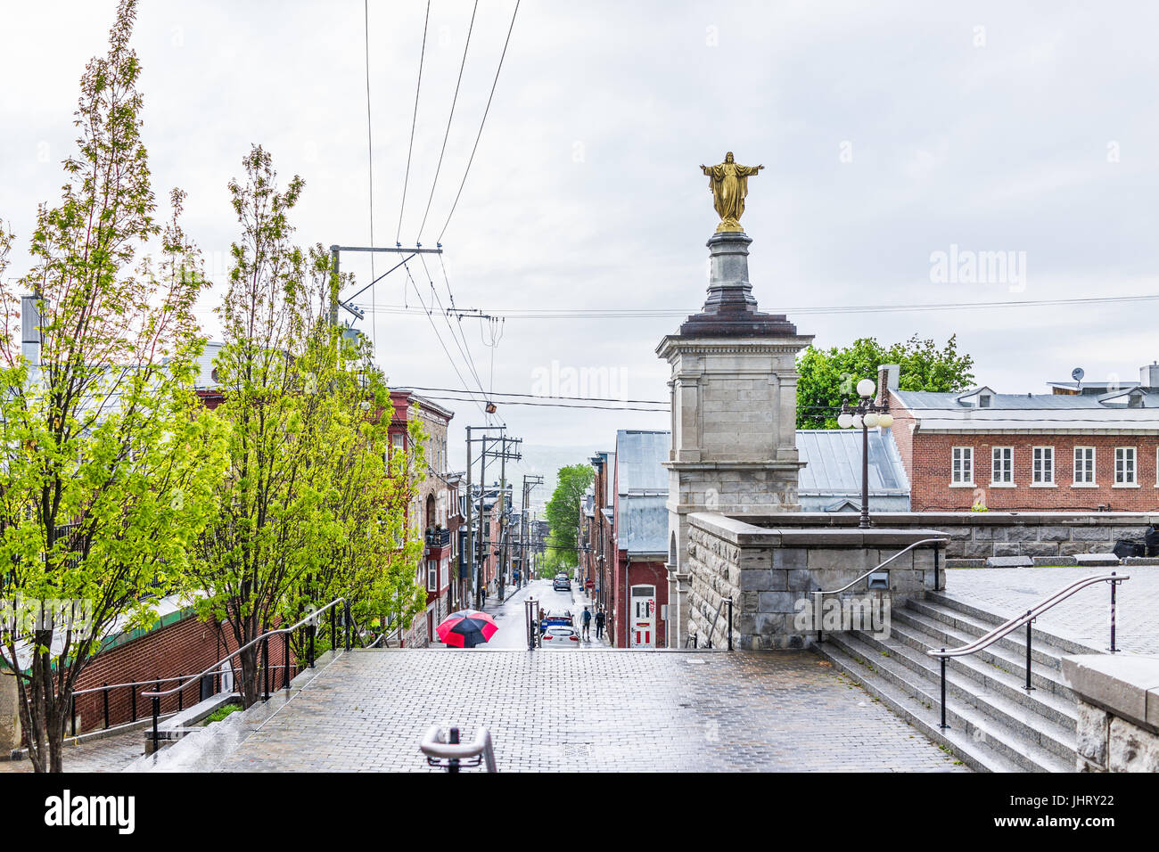 La ville de Québec, Canada 30 mai 2017 Saint Jean Baptiste quartier