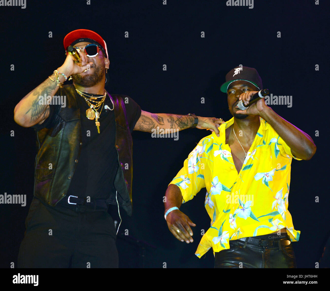 Los Angeles, CA, USA. 14 juillet, 2017. Ro James, Luc James à l'âme LA Festival de Los Angeles, Californie. 14 juillet, 2017. Credit : Koi Sojer/Snap'n u Photos/media/Alamy Punch Live News Banque D'Images