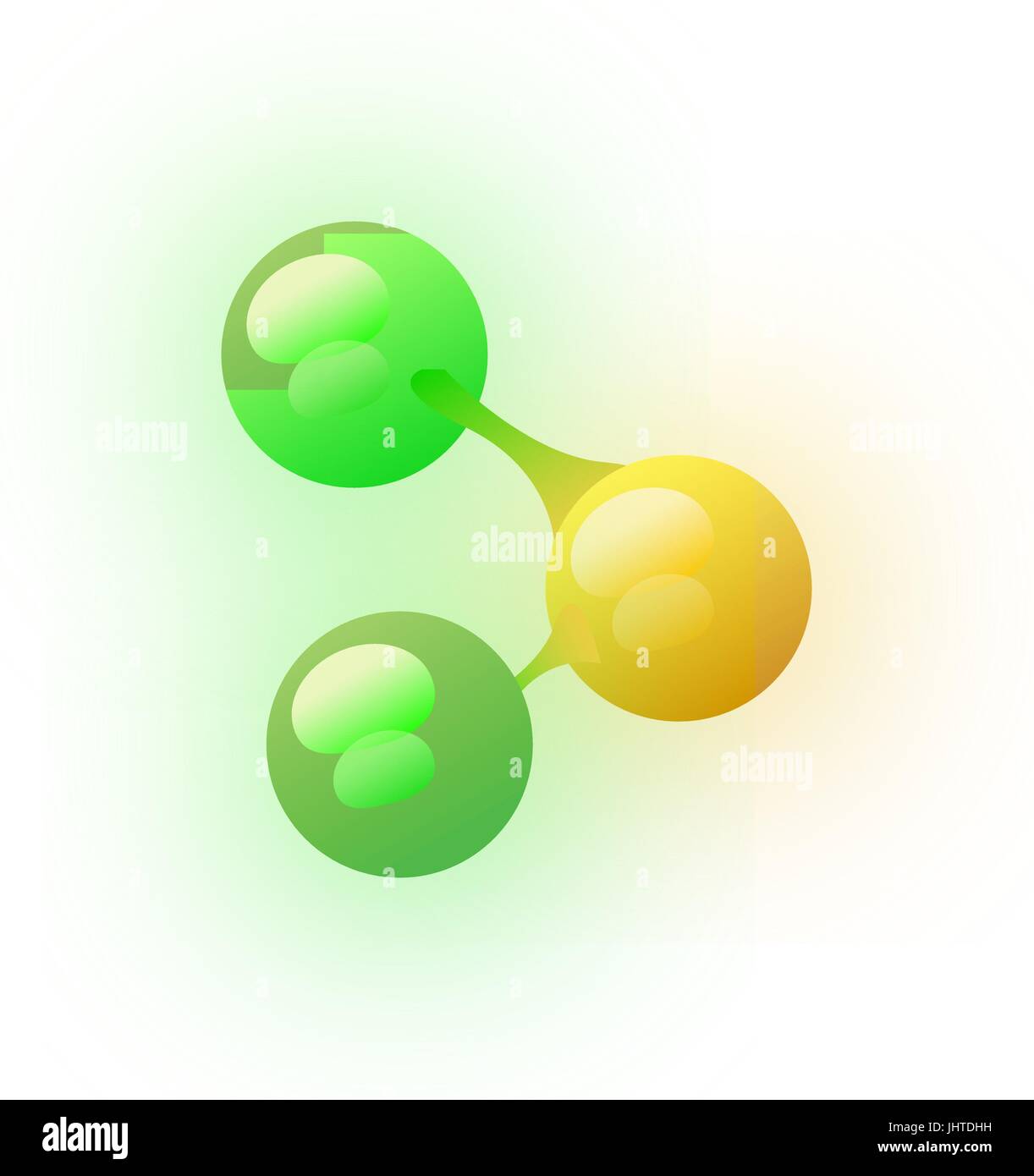 Molécule Illustration de Vecteur