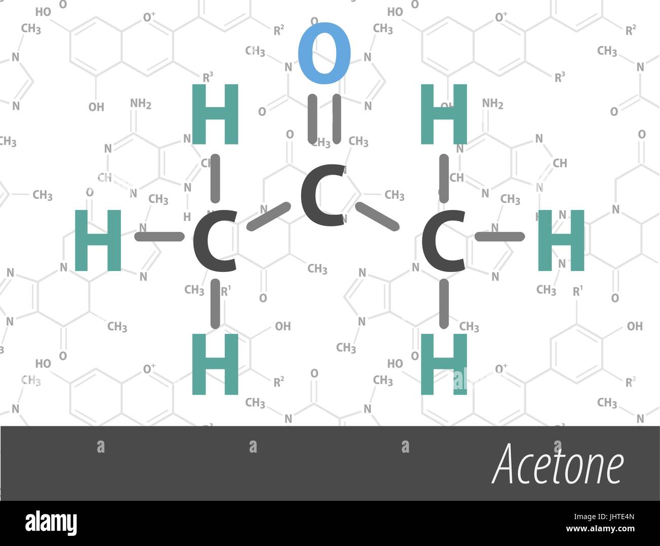 Ensemble de formules orgnick chemistri Illustration de Vecteur