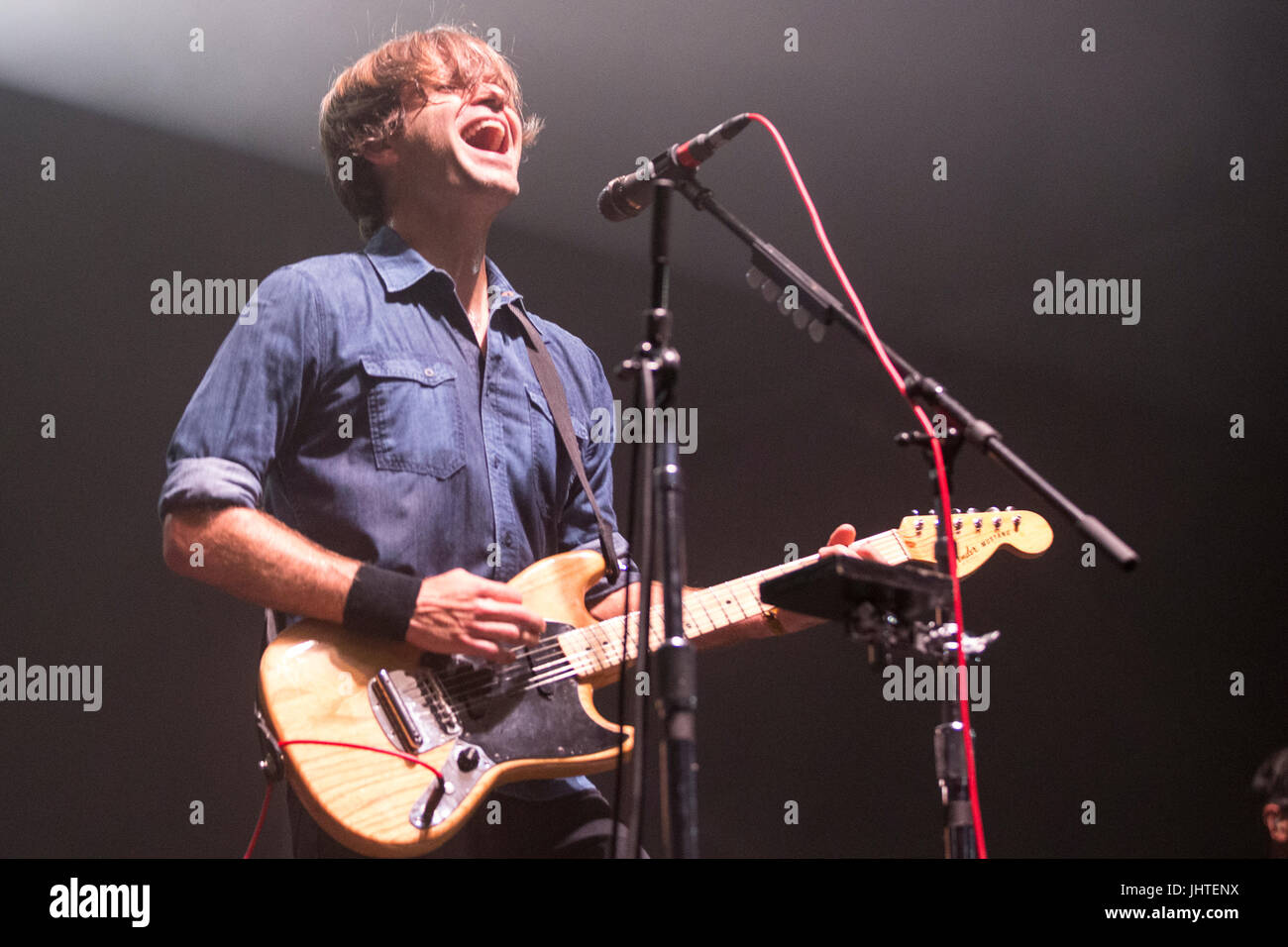 Death Cab for Cutie effectue le premier jour sloss fest Birmingham, Alabama Banque D'Images