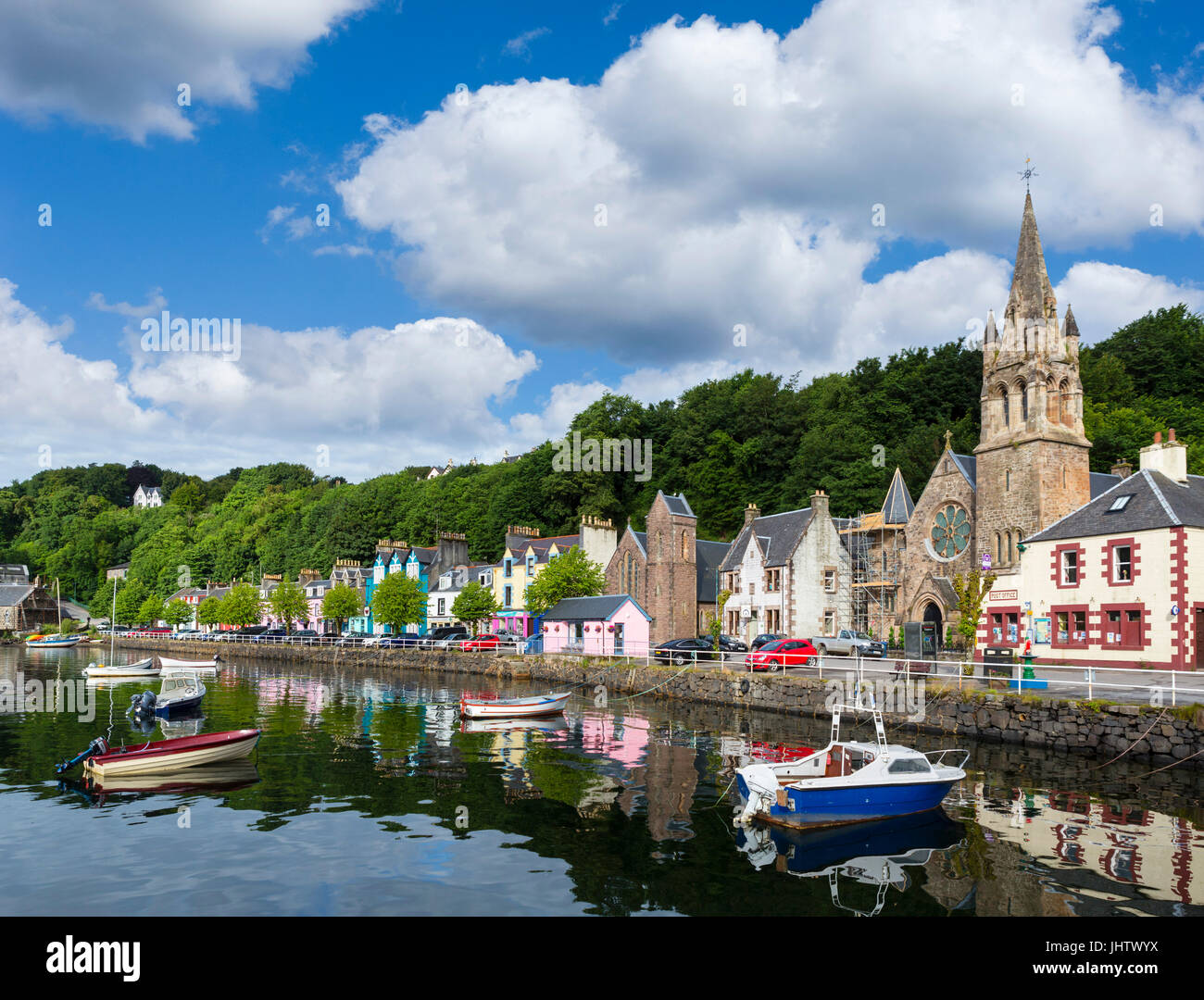 Front de Tobermory, Isle of Mull, Argyll and Bute, Ecosse, Royaume-Uni Banque D'Images
