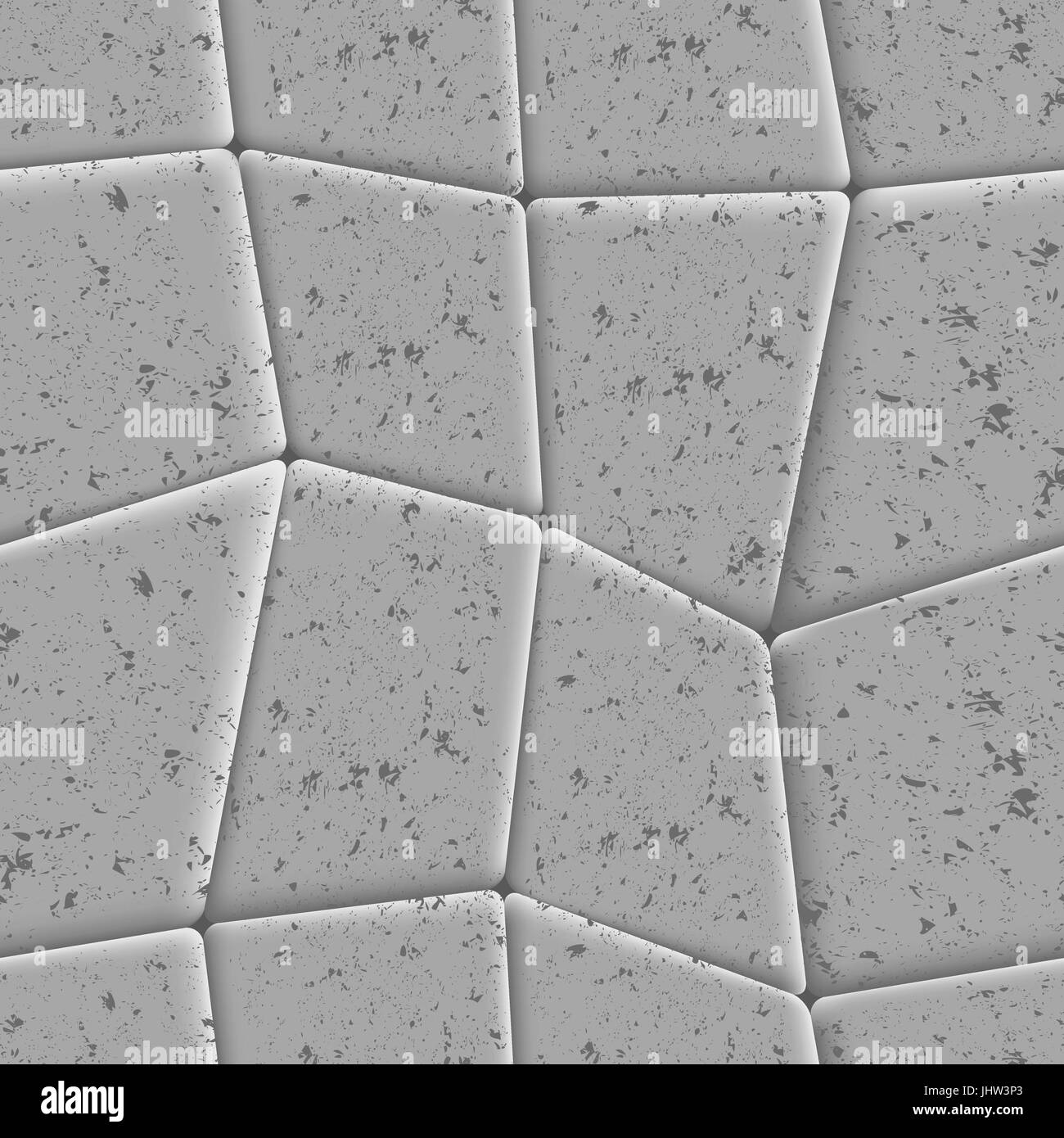 Seamless background de carreaux de trottoir, abstract grunge texture, vector illustration. Illustration de Vecteur