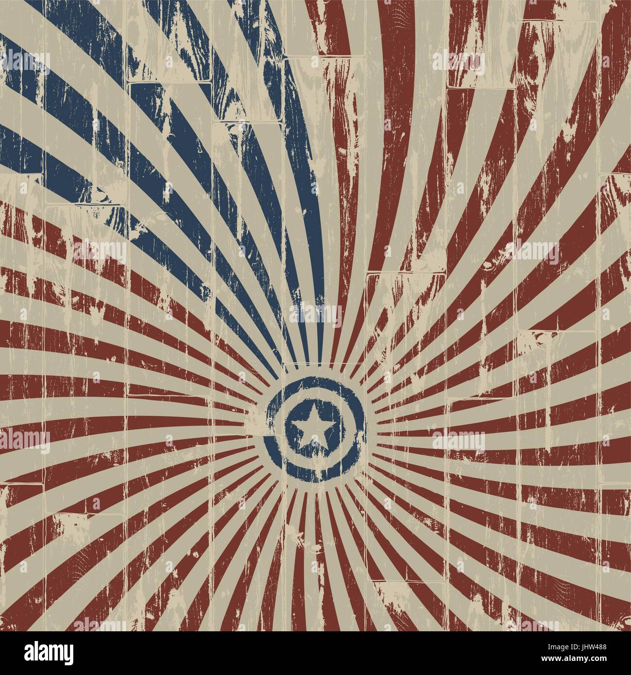 Résumé fond patriotique américain sur la texture en bois. Illustration vectorielle, EPS 10 Illustration de Vecteur