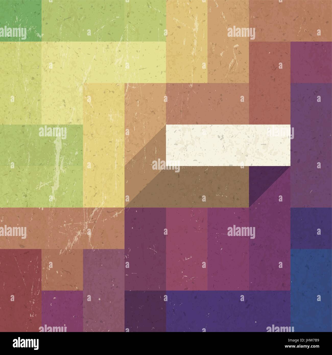 Les rectangles colorés rétro, vecteur d'arrière-plan Image Vectorielle ...