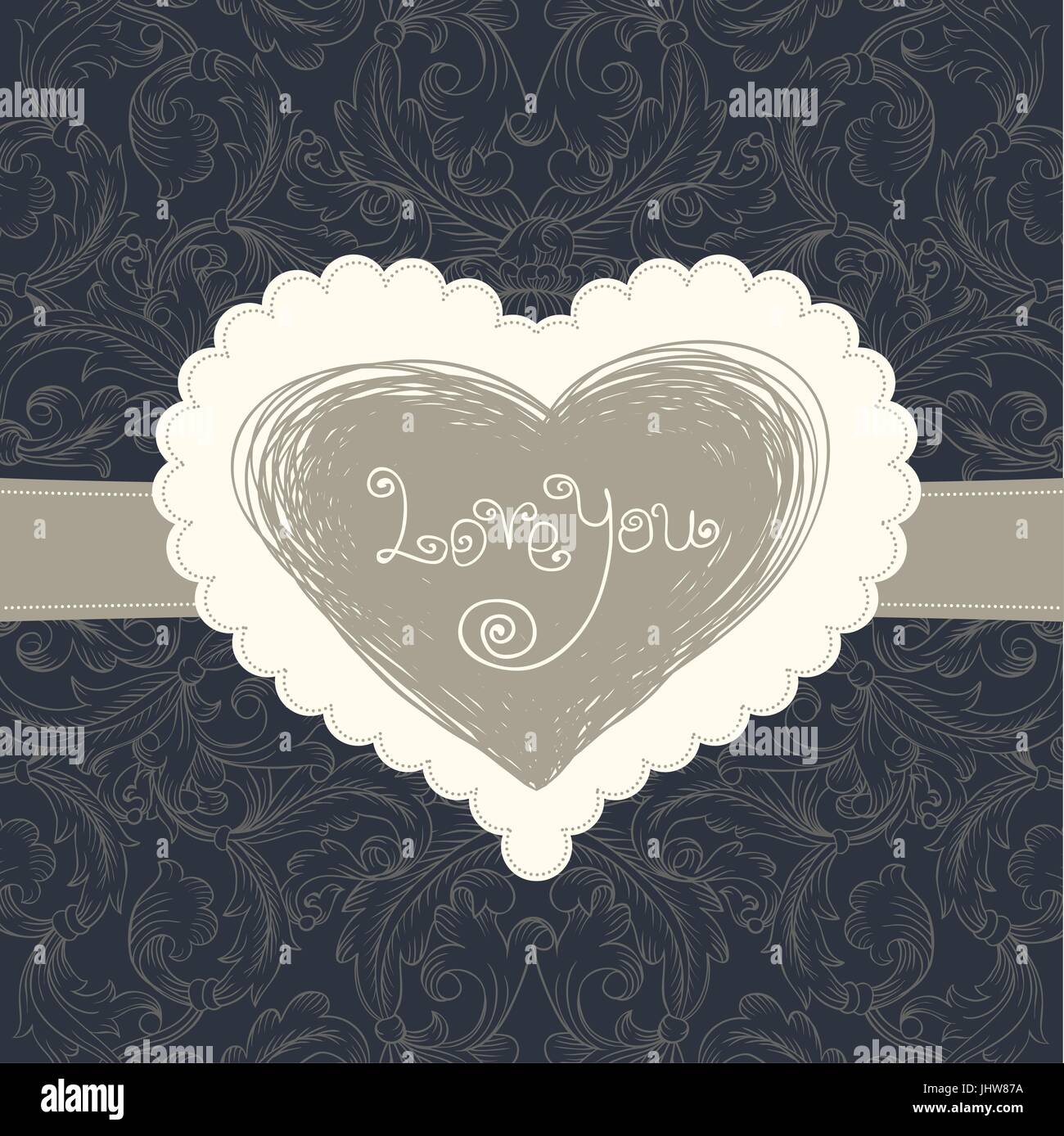 Modèle de carte de mariage, vector eps10 Illustration de Vecteur