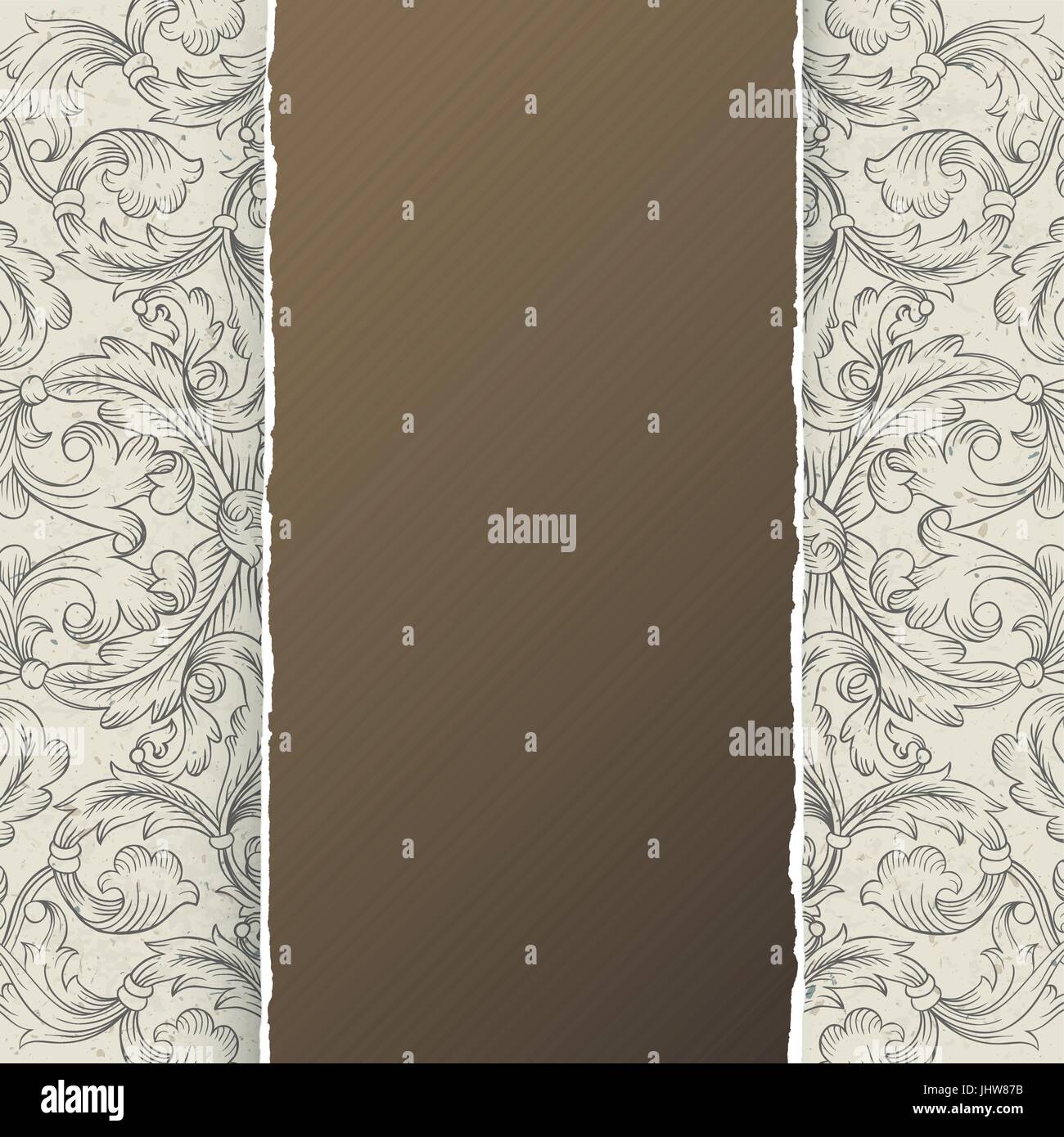 Menu Template design vintage, vector, EPS10 Illustration de Vecteur