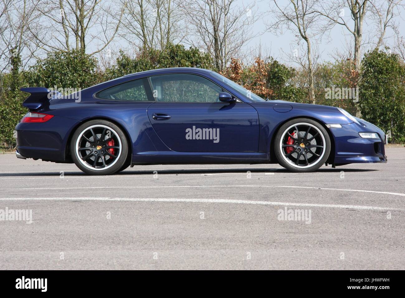 Porsche 997 Carrera S avec une véritable GT3 Kit Aero et roues Banque D'Images