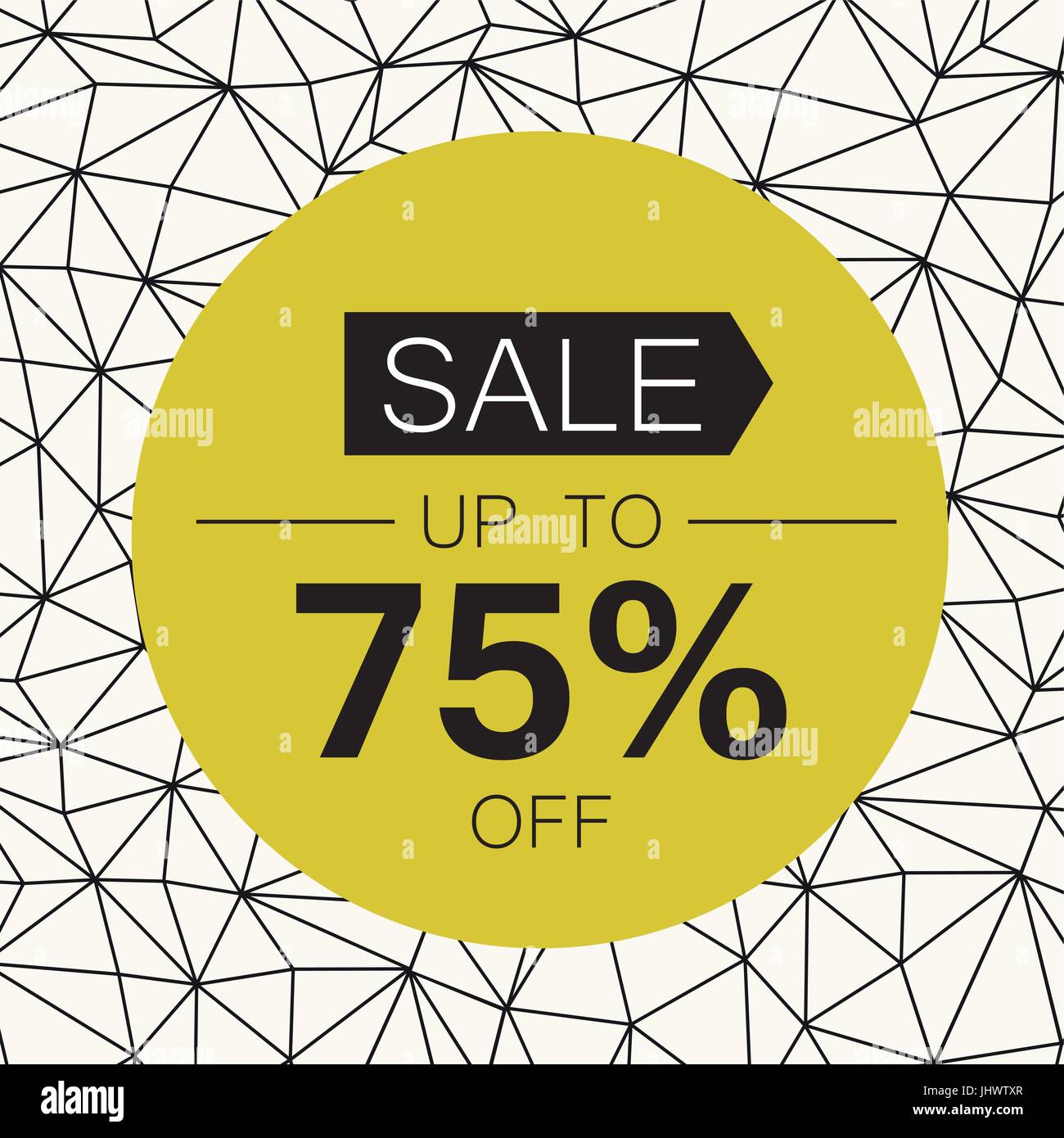 Vente Design du modèle sur l'arrière-plan Surface Wireframe Résumé Illustration de Vecteur