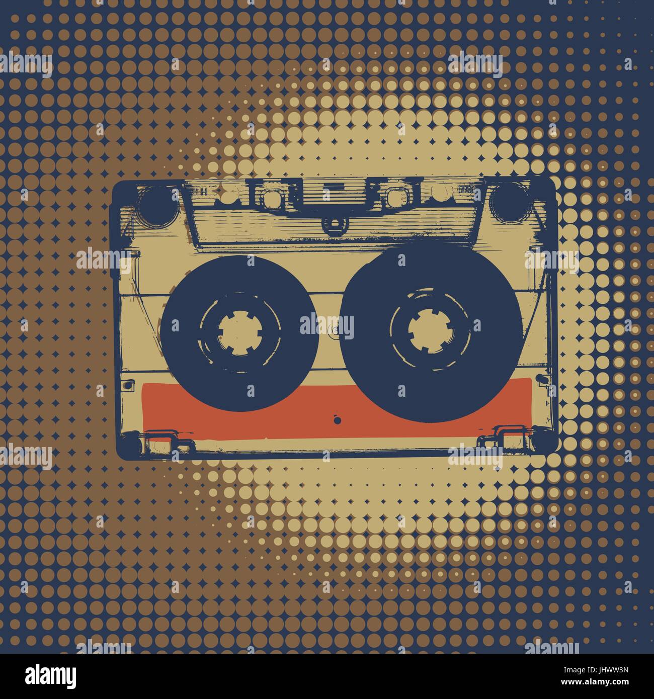 Cassettes Audio Musique Rétro Des Années 90 Cassette Colorée En Plastique  Avec Mixage Musical Ancienne Technologie Denregistrement Équipement Des  Années 80 Vecteurs libres de droits et plus d'images vectorielles de  1980-1989 - iStock