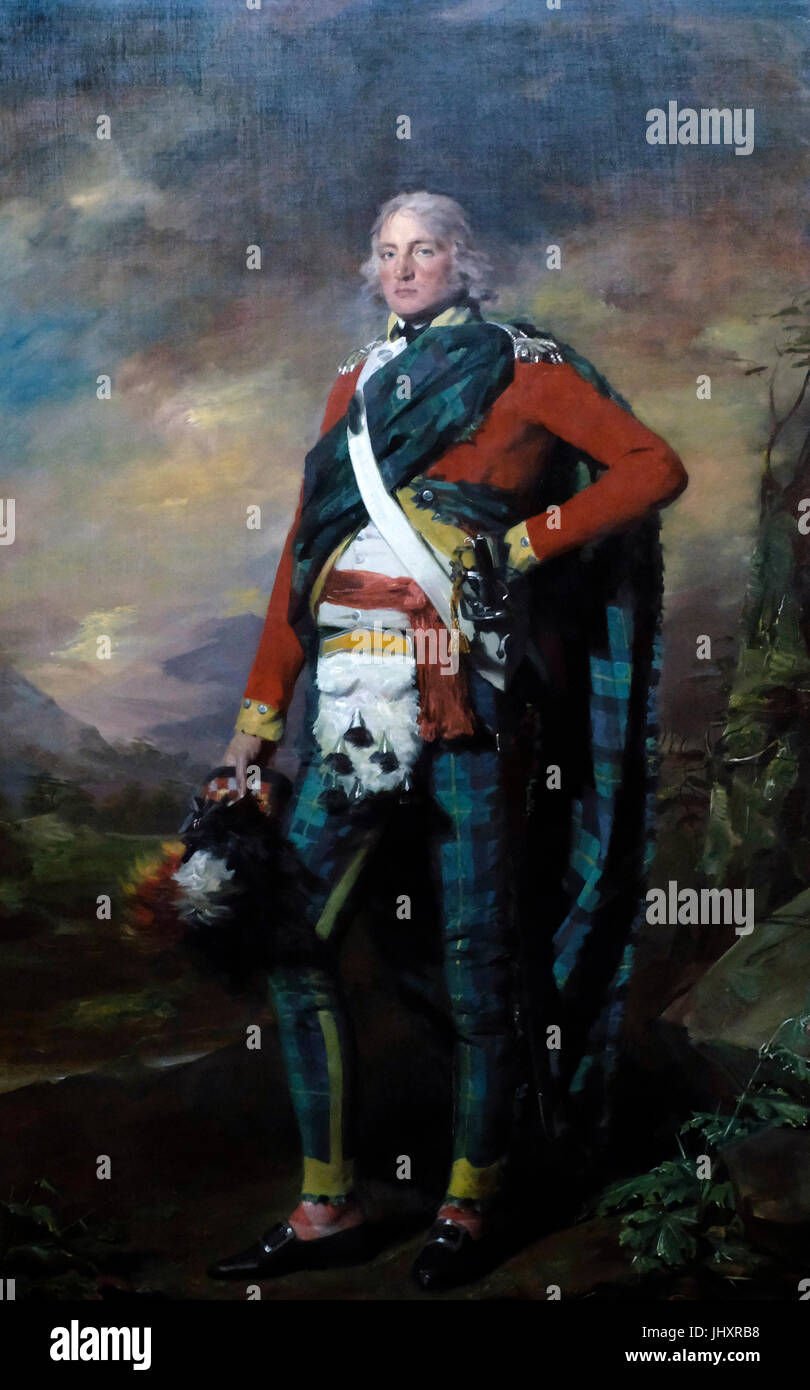 Sir John Sinclair de Ulbster, 1 baronnet - Sir Henry Raeburn, vers 1790 Banque D'Images