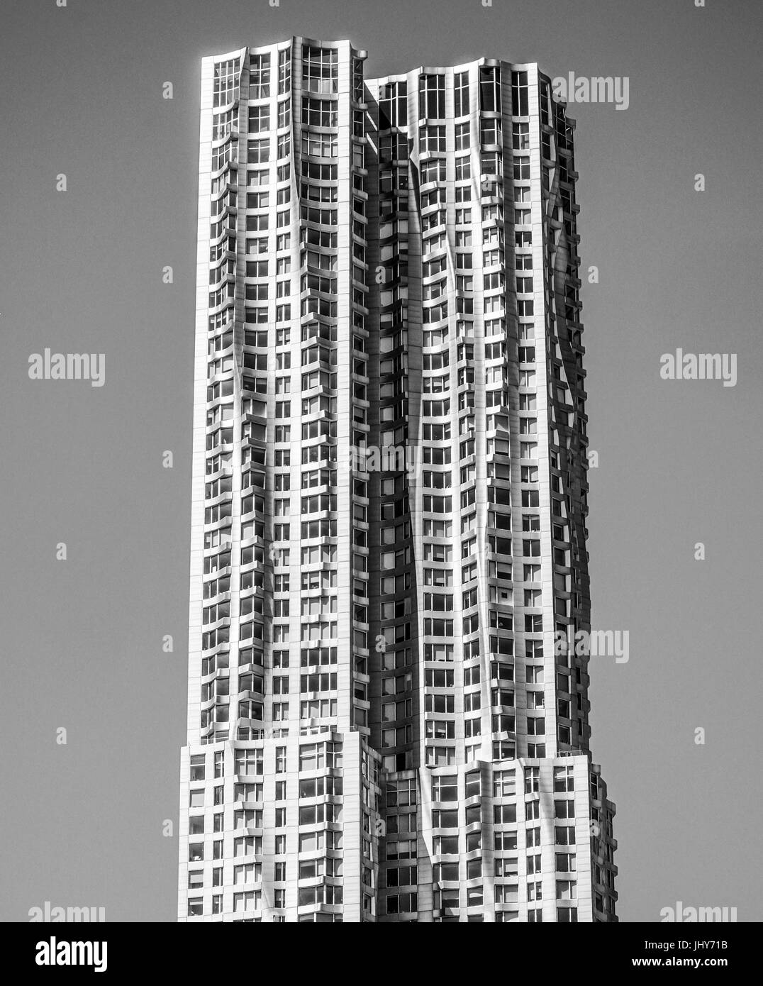 Bâtiment de Frank Gehry à Manhattan New York - MANHATTAN / NEW YORK - 2 AVRIL 2017 Banque D'Images