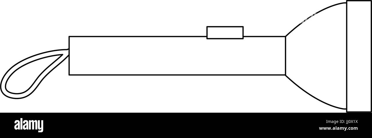 Lampe ampoule led lampe d'énergie de la batterie Illustration de Vecteur