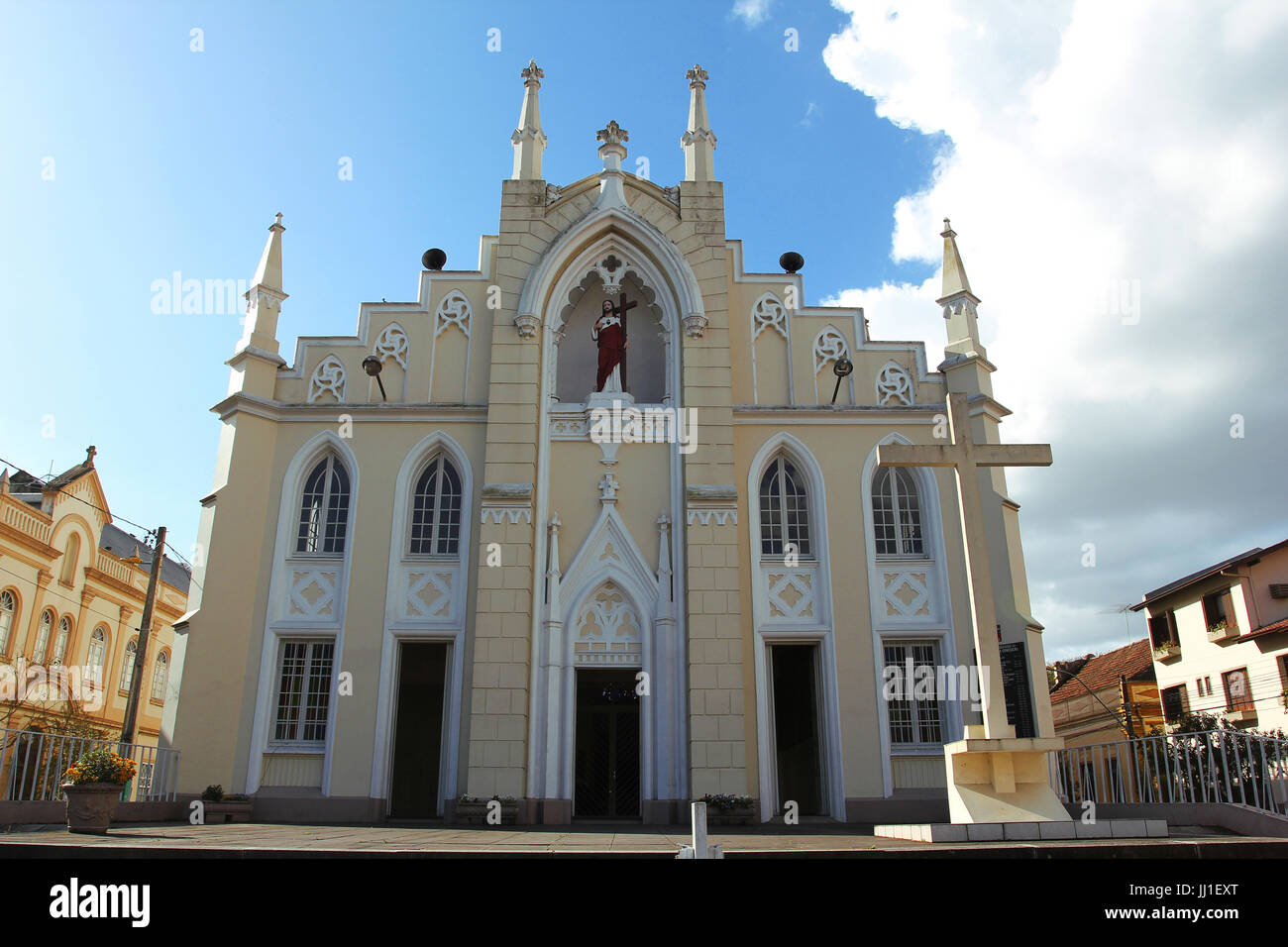 Église, matrice, São Leopoldo, Rio Grande do Sul, Brésil Banque D'Images