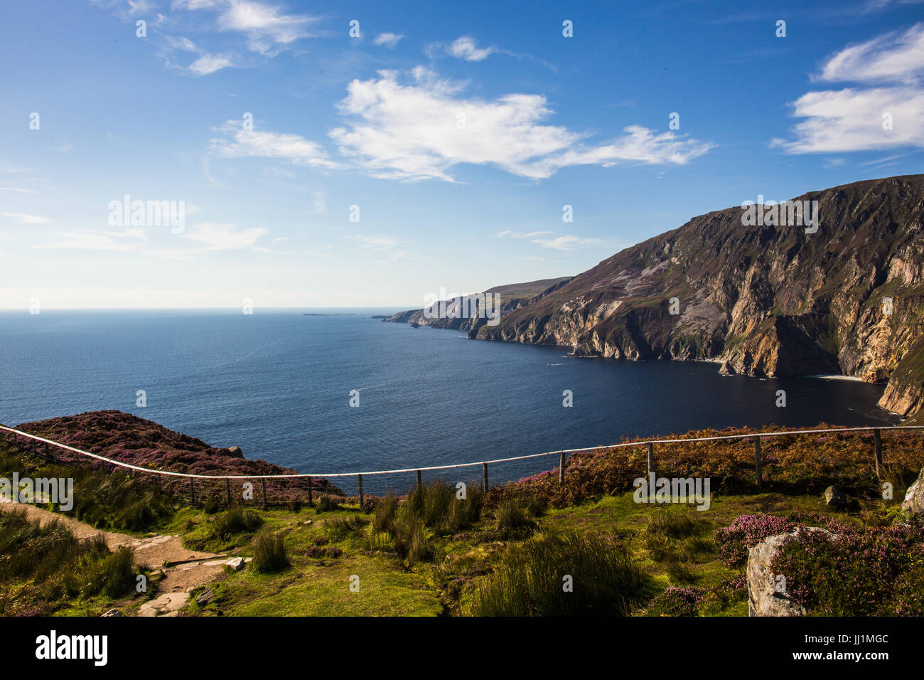 Slieve League, Donegal, Irlande Banque D'Images