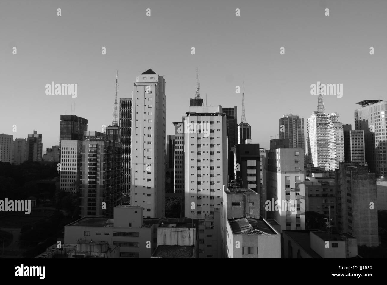 Les bâtiments, paysage urbain, São Paulo, Brésil Banque D'Images