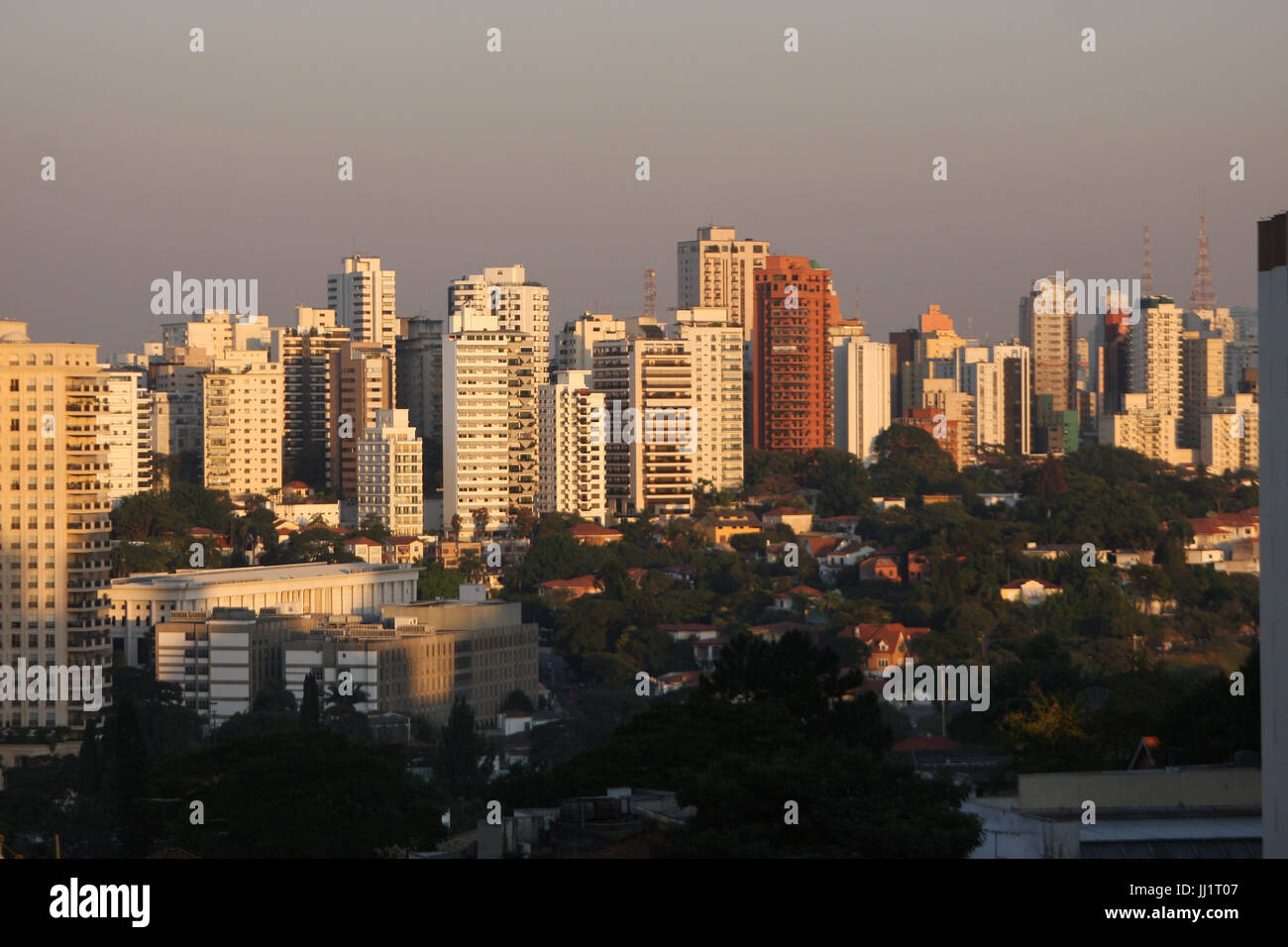 Bâtiment, São Paulo, Brésil Banque D'Images