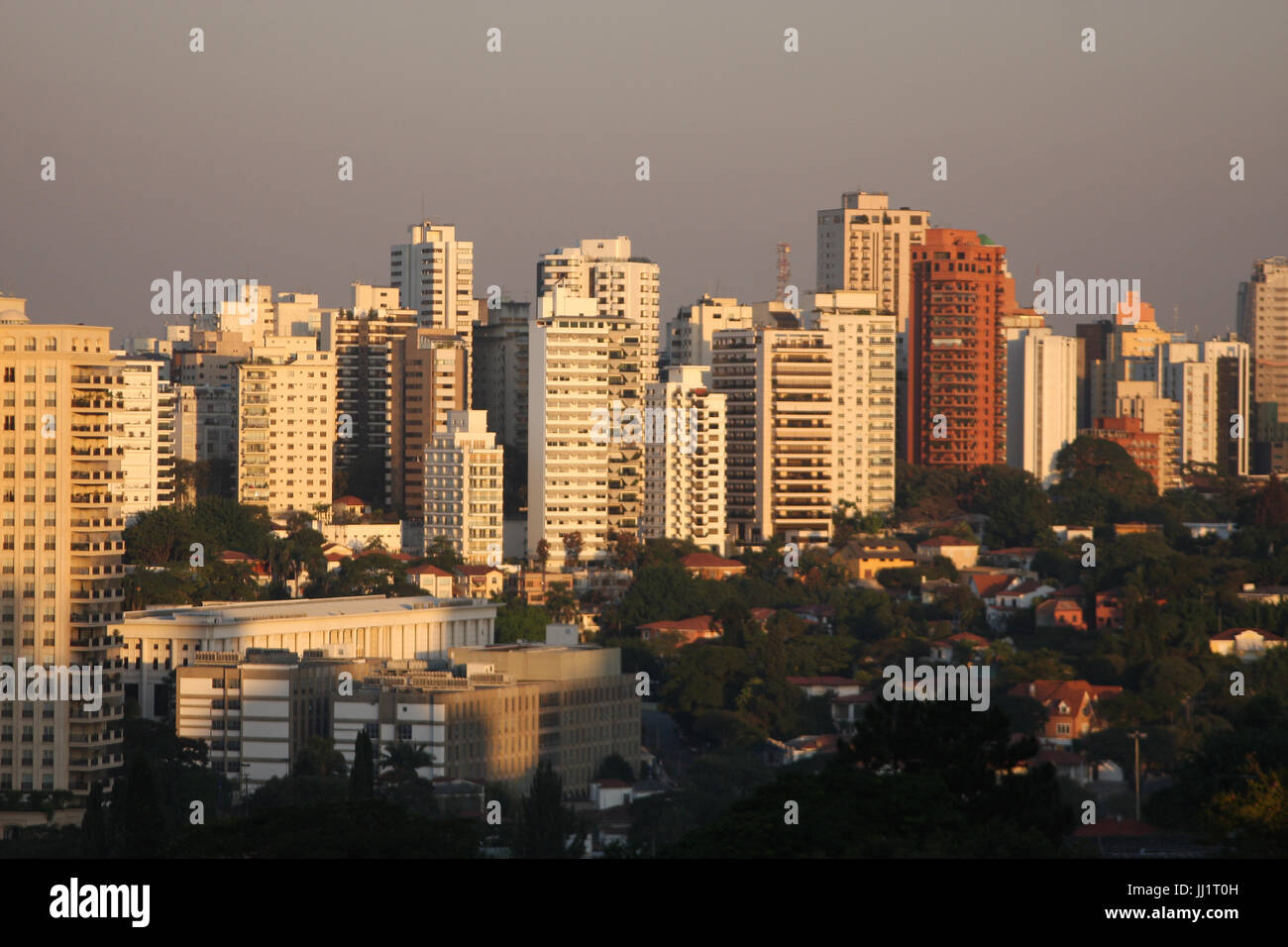 Bâtiment, São Paulo, Brésil Banque D'Images