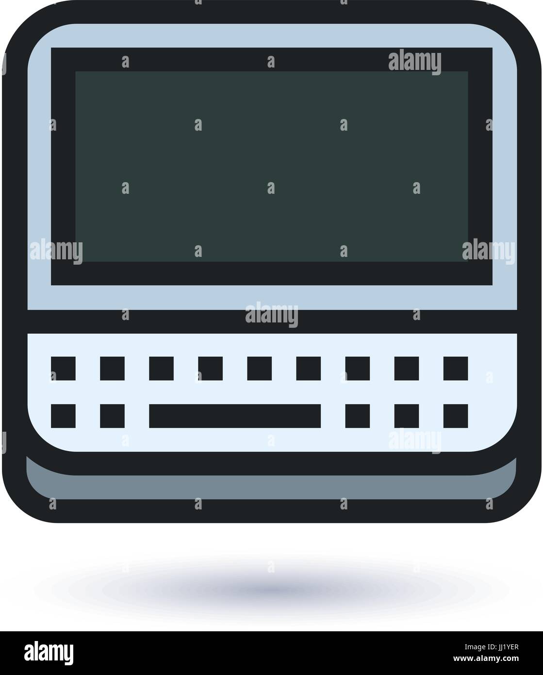 L'icône ordinateur télévision Illustration de Vecteur