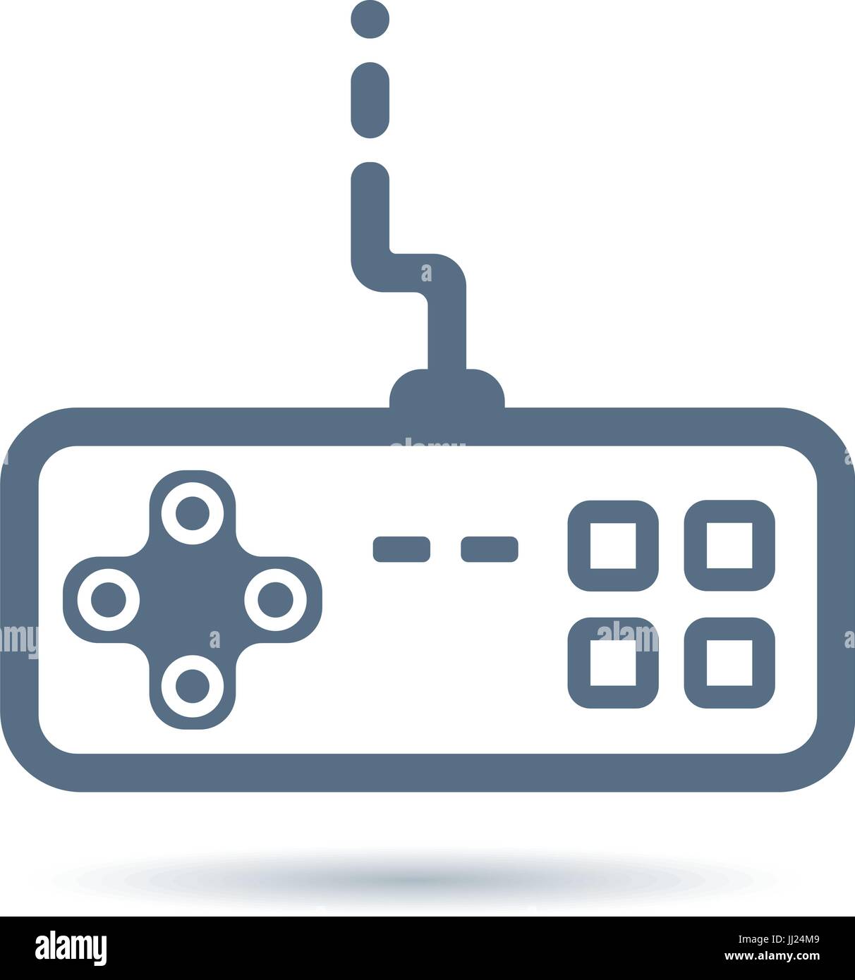 Icône vecteur linéaire joystick Illustration de Vecteur