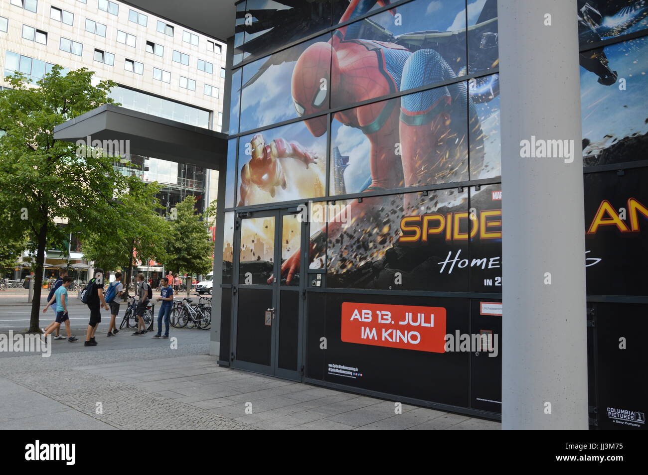 "Une araignée-Mann - Homecoming' film maintenant aussi à Berlin, Allemagne Banque D'Images