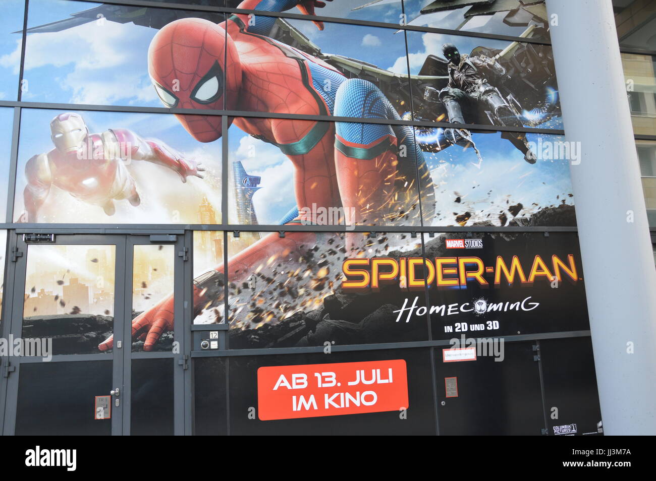 Berlin, Allemagne. Juil 18, 2017. Spider-man - Homecoming' film maintenant aussi à Berlin, Allemagne Crédit : Markku Rainer Peltonen/Alamy Live News Banque D'Images