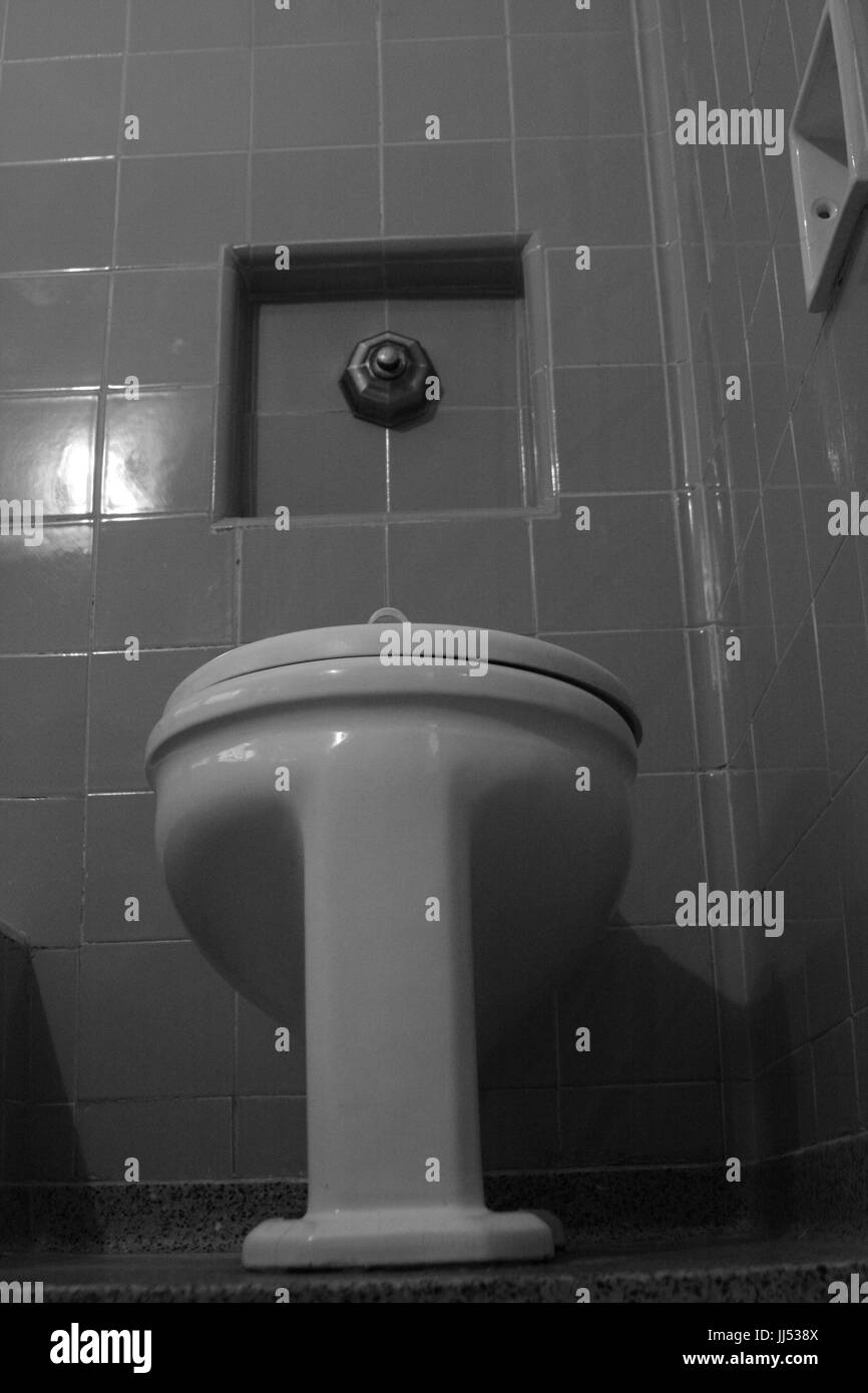Toilettes, Salle de bains, São Paulo, Brésil Banque D'Images