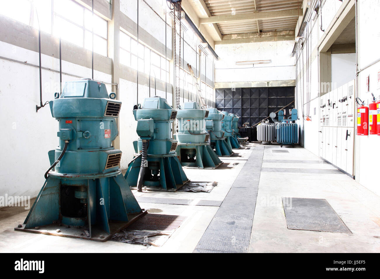Pompe à eau, l'industrie, usine, Brésil Banque D'Images