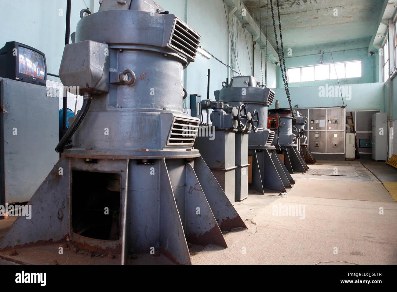 Pompe à eau, l'industrie, usine, Brésil Banque D'Images