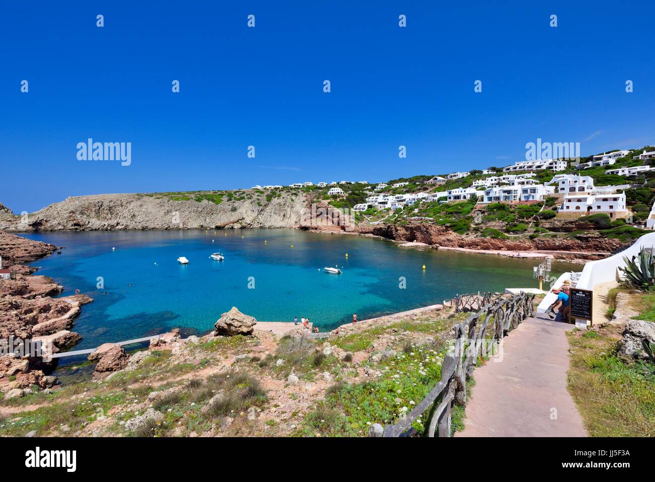 Cala Morell Menorca Minorque espagne Banque D'Images Cala Morell Menorca Minorque espagne Banque D'Images