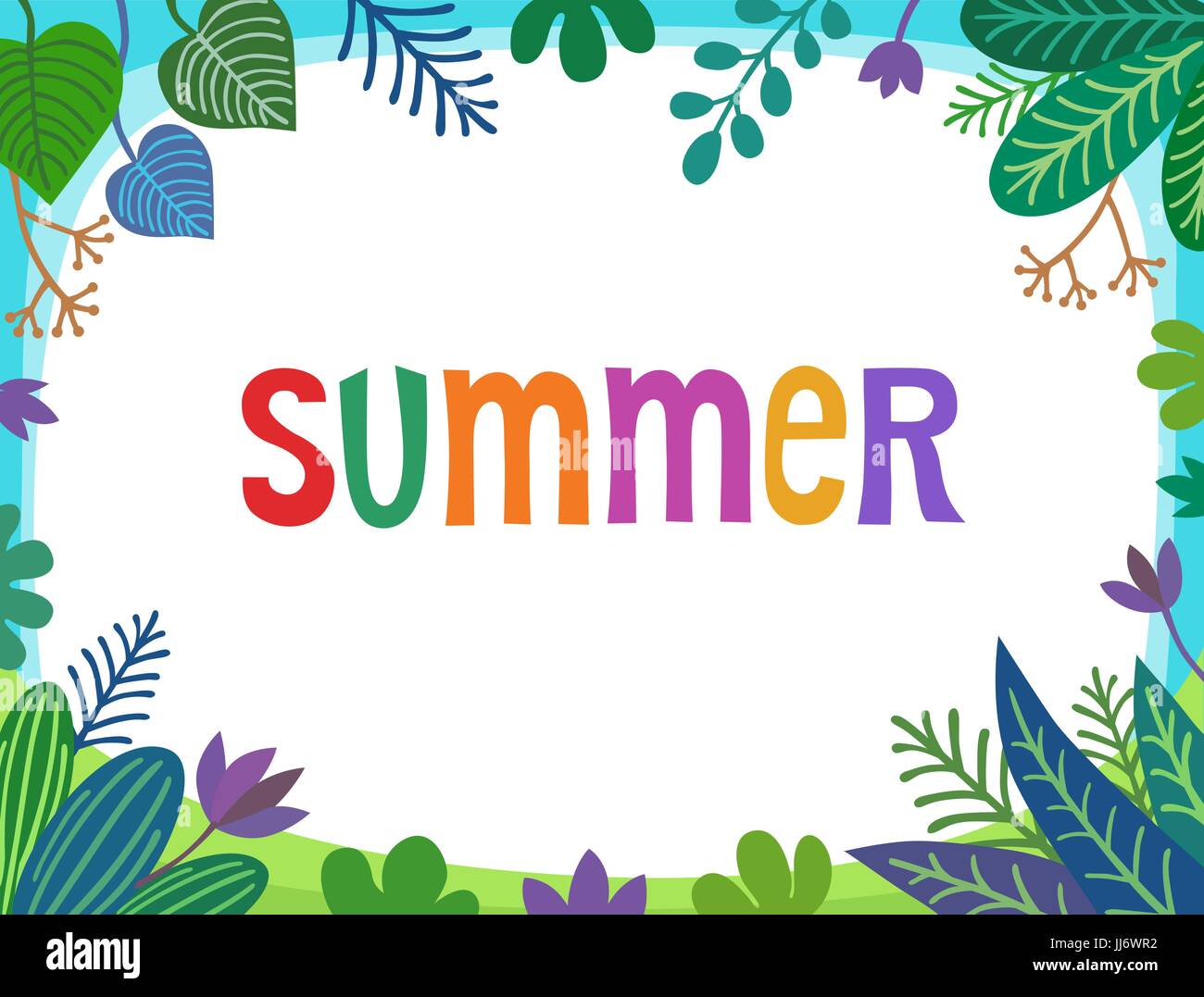 L'affiche de l'été. Vector illustration. Illustration de Vecteur