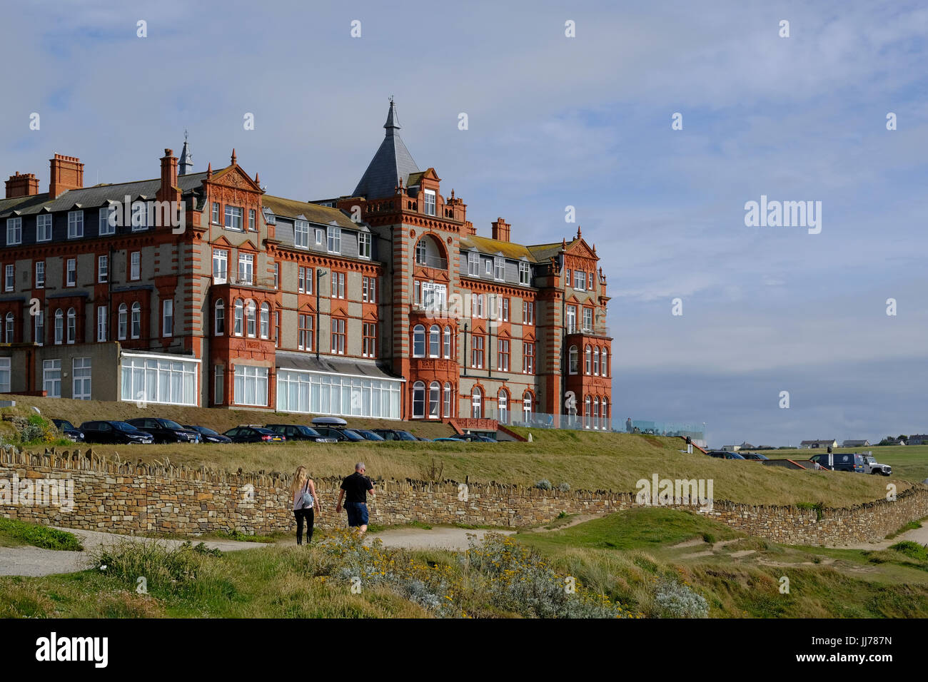 La pointe Hotel, Newquay Banque D'Images