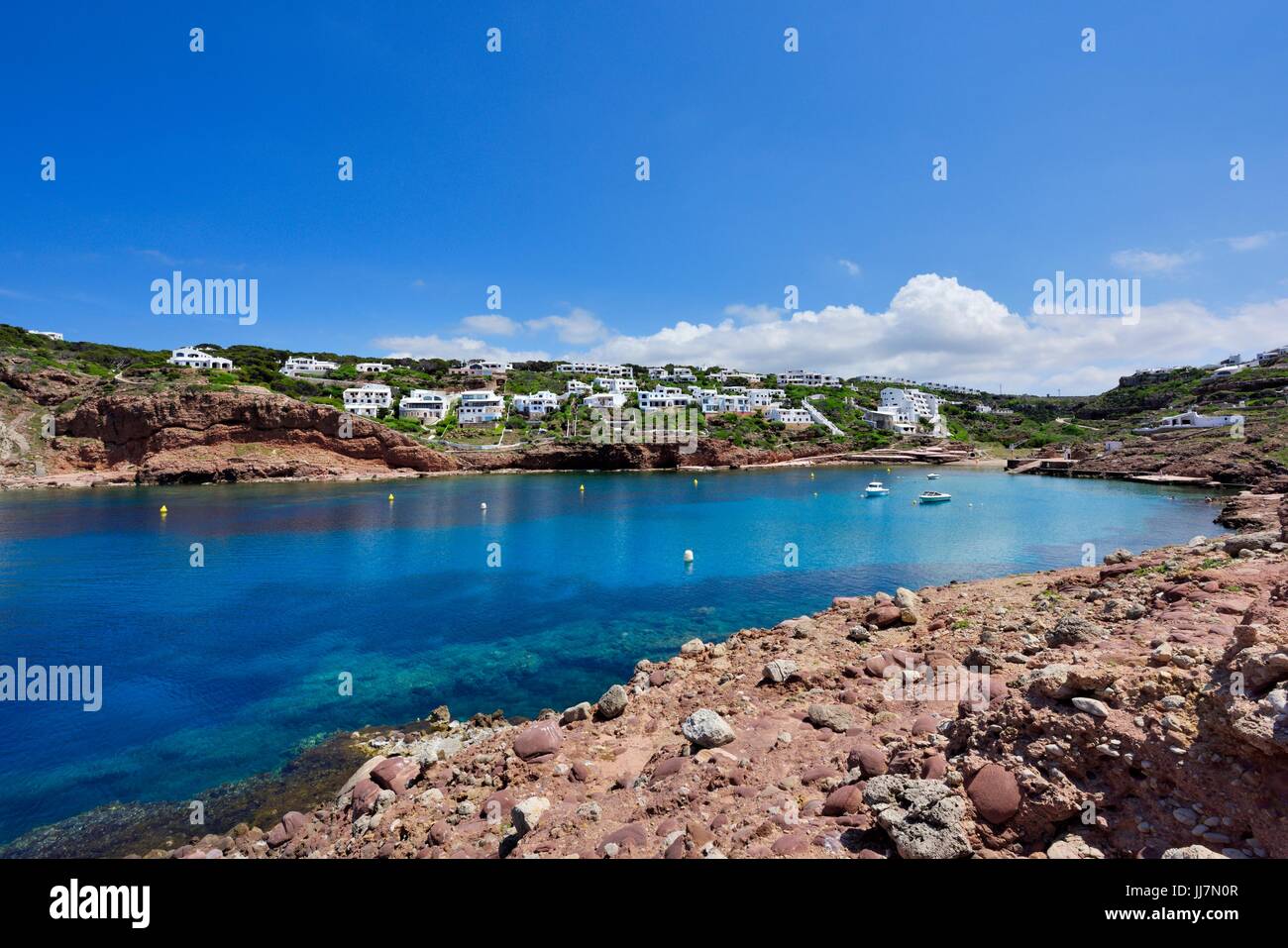 Cala Morell Menorca Minorque espagne Banque D'Images Cala Morell Menorca Minorque espagne Banque D'Images