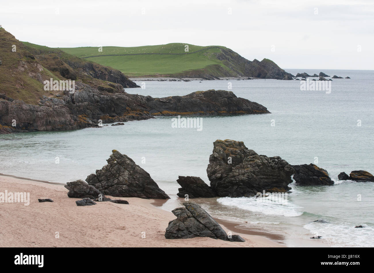 Durness, la baie de Sango, highlands, Ecosse, îles britanniques Banque D'Images