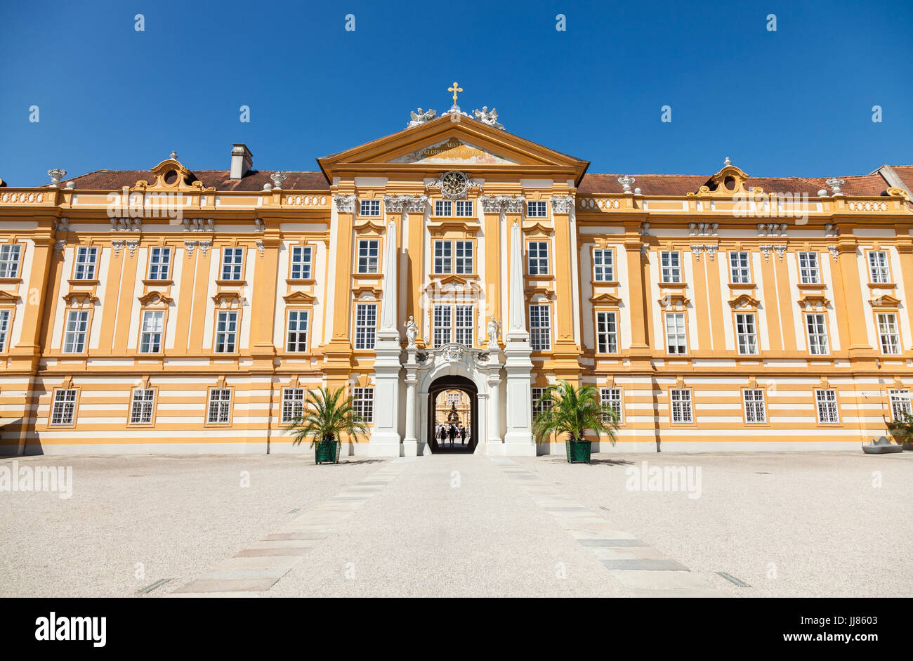 Célèbre Abbaye de Melk sur le Danube, en Basse Autriche Banque D'Images