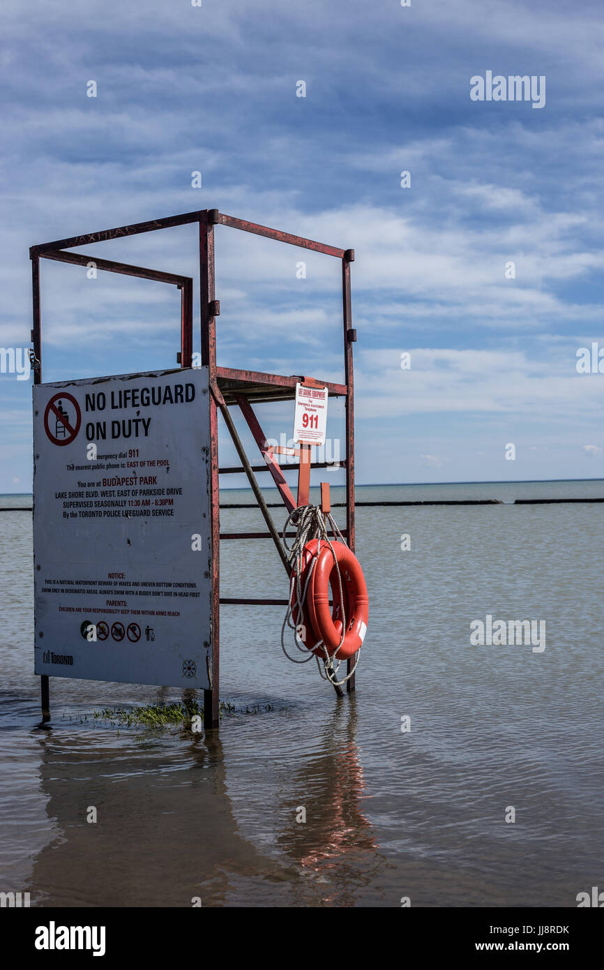 Lifeguard Station Banque D'Images