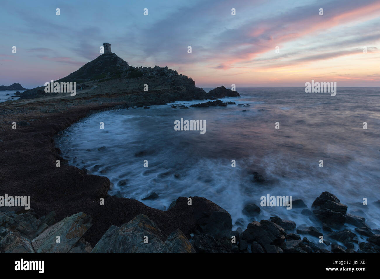 Pointe de la Parata, Sanguinaires, Ajaccio, Corse, France Banque D'Images