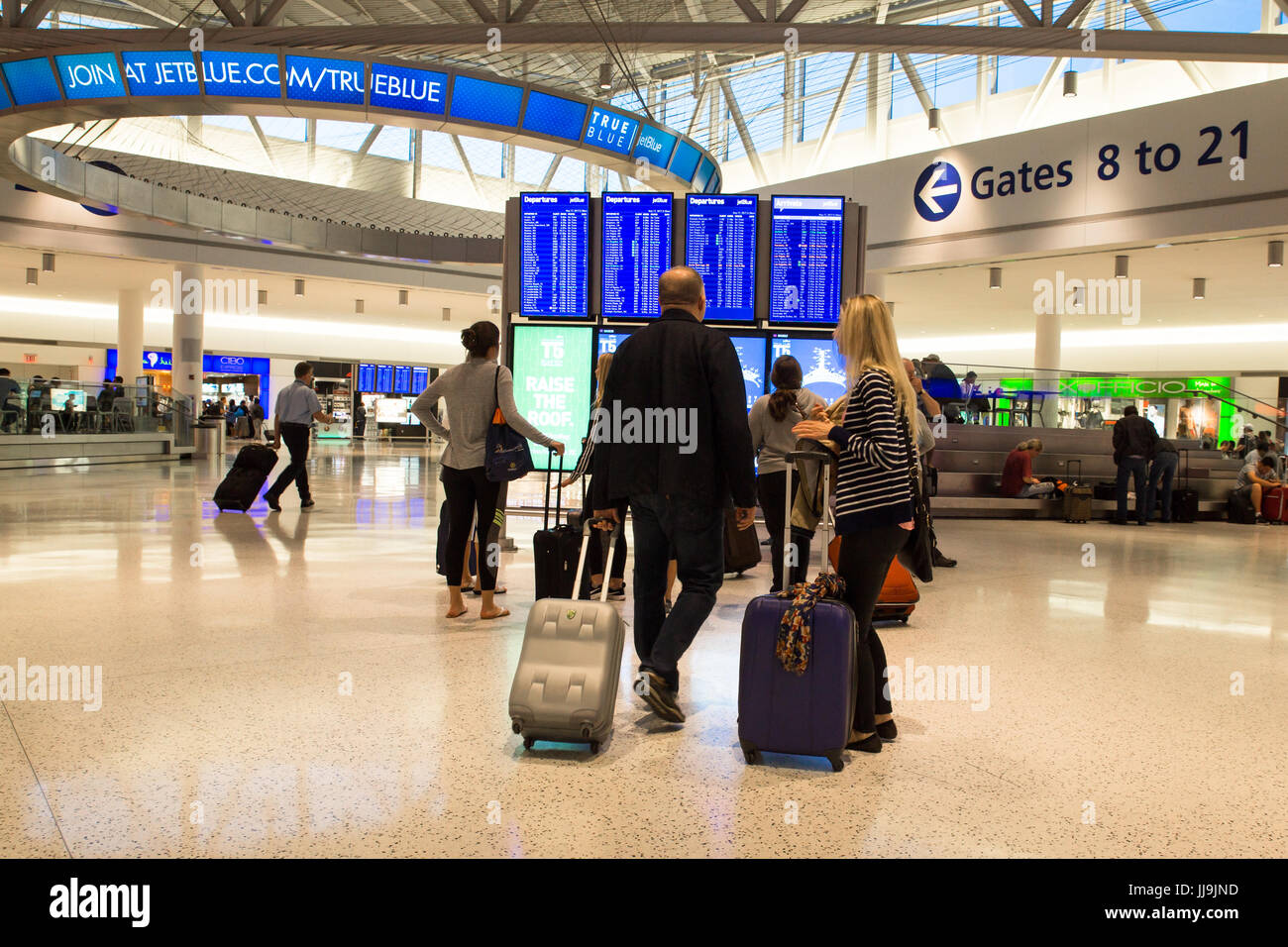 NEW YORK 17 MAI 2017 vue sur le terminal 4 de JetBlue à l'aéroport