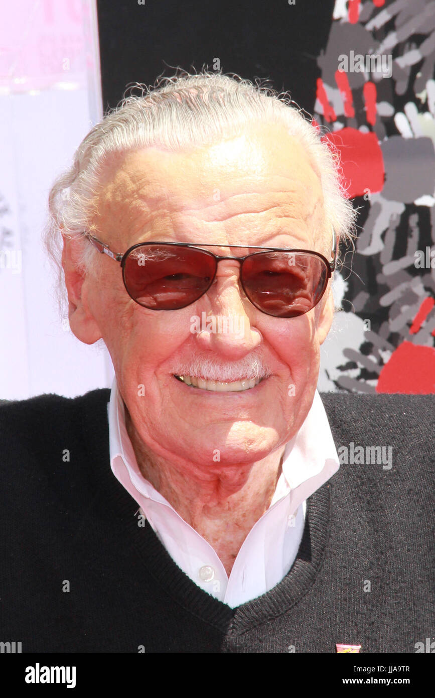 Los Angeles, USA. 18 juillet, 2017. 07/18/2017 Stan Lee Stan Lee, de part et d'empreinte écologique cérémonie tenue à la TCL Chinese Theatre de Los Angeles, CA Photo : Cronos/Hollywood News/Alamy Live News Banque D'Images