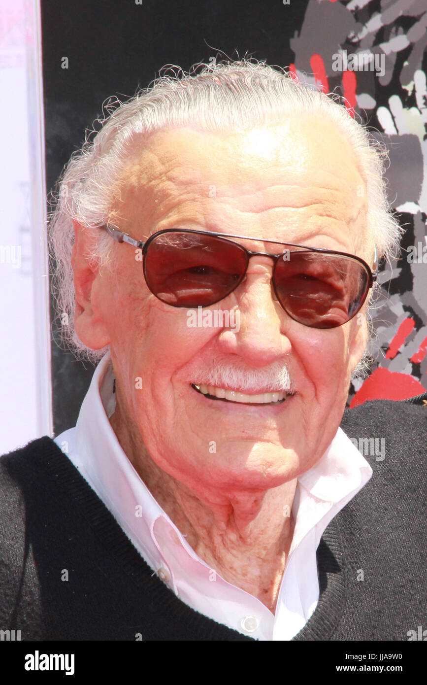 Los Angeles, USA. 18 juillet, 2017. 07/18/2017 Stan Lee Stan Lee, de part et d'empreinte écologique cérémonie tenue à la TCL Chinese Theatre de Los Angeles, CA Photo : Cronos/Hollywood News/Alamy Live News Banque D'Images