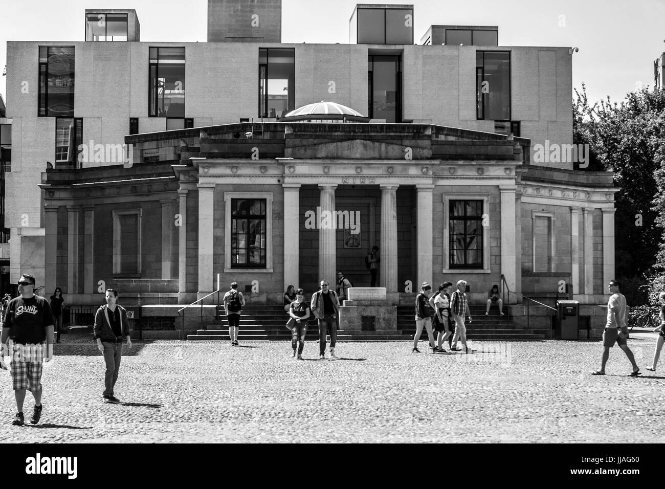 Salle de lecture d'études, War Memorial, à Trinity College, Dublin, Irelnd Banque D'Images